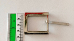 Classic Silver Belt Buckle 4 x 3.5 cm ,Used, Great for Belt Making or Collection