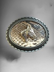 Horse Western Cowboy Belt Buckle Hebilla Vaquera Rodeo Con Caballo