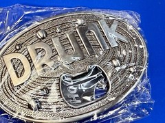 DRUNK NOS Funny Humor Novelty Belt Buckle with Bottle Opener