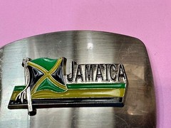 Jamaica Flag Novelty Jamaican Rasta Caribbean Montego Bay Belt Buckle