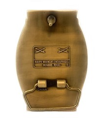 🌟 US Army 9th Cavalry Brass Belt Buckle, We Can We Will Unit Crest DUI Insignia