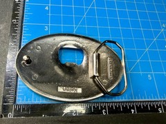 WASTED Statement Funny Novelty Silver Tone KALAN Belt Buckle with Bottle Opener