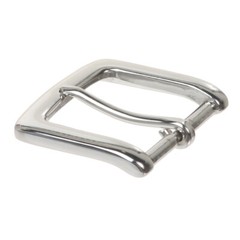 1 1/2&Prime; (38 mm) Nickel Free Single Prong Square Belt Buckle
