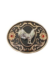 Western style rooster buckle hebilla vaquero Con gallo