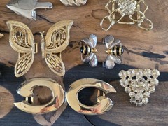 Mixed Wholesale Lot Womens Buckles, Clasps Brass Metal