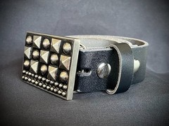 Studded Belt Buckle Archive 2007–2009 Industrial Grid Punk OOAK Darren McNeese