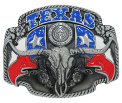 Texas Belt Buckle Biker Rocker Buckle USA Western Country Style
