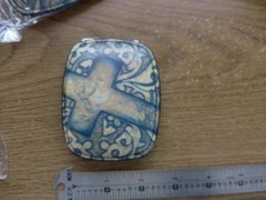 HOLY CROSS FAITH RELIGIOUS CHRISTIAN JESUS ART faux leather DESIGN BELT BUCKLE