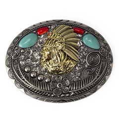 Skull belt buckle for men&rsquo;s Western cowboy motorcycle riding
