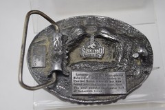 Siskiyou Bass Fishing Enamel & Metal Belt Buckle F-40