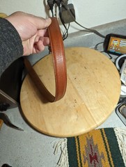 Douglas Men&rsquo;s Leather Belt Sz 34 Brown Tan Made In France Rare New!