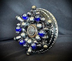 “Orbital Pressure” New OOAK Industrial Belt Buckle Blue Steel Darren McNeese