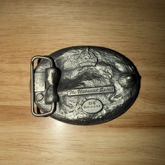 Belt Buckle « Born To Be Free » Motorcycle Size 90mmx85mm Suits 4cm Belt