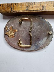 Cheyenne Trap And Shoot Club Trophy Belt Buckle Singles Vet