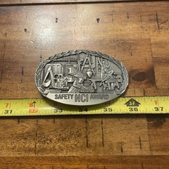 NCI Safety Award Belt Buckle