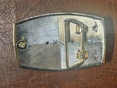 Western Belt Buckle Buck Cowboy Rodeo Style Bull Horn Taures Chrome/silver US
