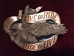 Live to Ride – Ride to Live Eagle Belt Buckle – Was $11.49, Now $9.99