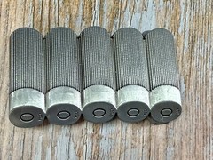 12 Gauge Five Shotgun Gun Riffle Bullet Shell Figural Buckle Rage Belt Buckle