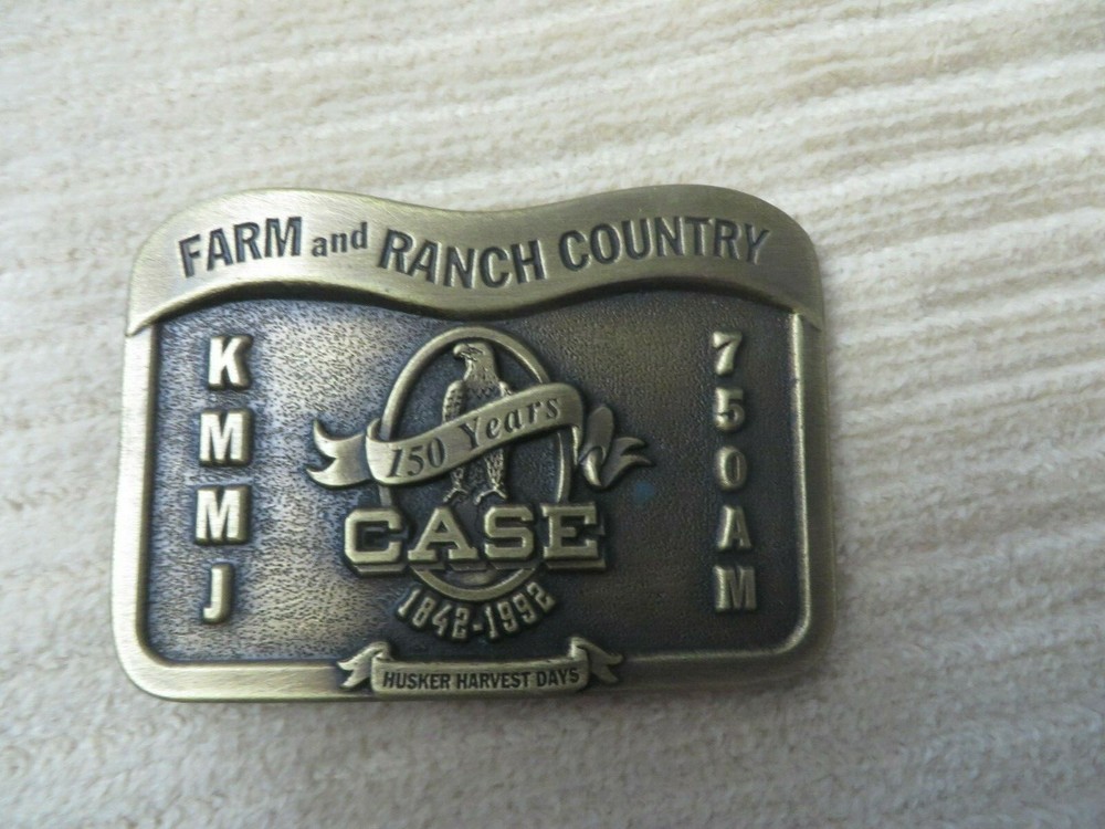 KMMJ Farm and Ranch Country 750AM Belt Buckle Limited Edition #466 of 750 CASE