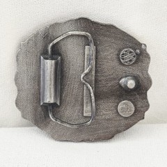 Belt Buckle – Bergamot Brass Works 1976 Horse