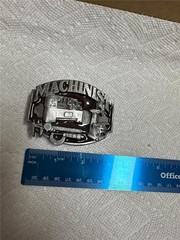 Vintage 1987 Siskiyou Machinist Belt Buckle