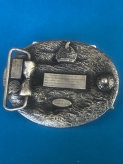 United States National Guard Belt Buckle Helicopter, Tank, Stars and Stripes