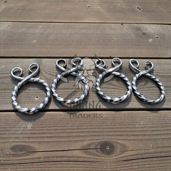 Medieval Silver Tone Belt Buckles Set of 5 Antique Style Costume Leather Crafts