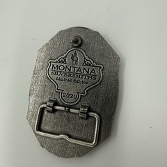 Pendleton Whisky Western Belt Buckle Let&rsquo;er Buck Montana Silversmiths 2020