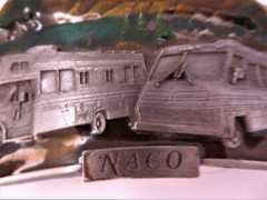 Siskiyou 1992 Naco Campground Belt Buckle Limited #231 of 500 Motorhome Vintage