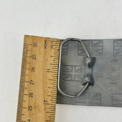 British Men&rsquo;s Belt Buckle Great American Products Flag Red White Blue