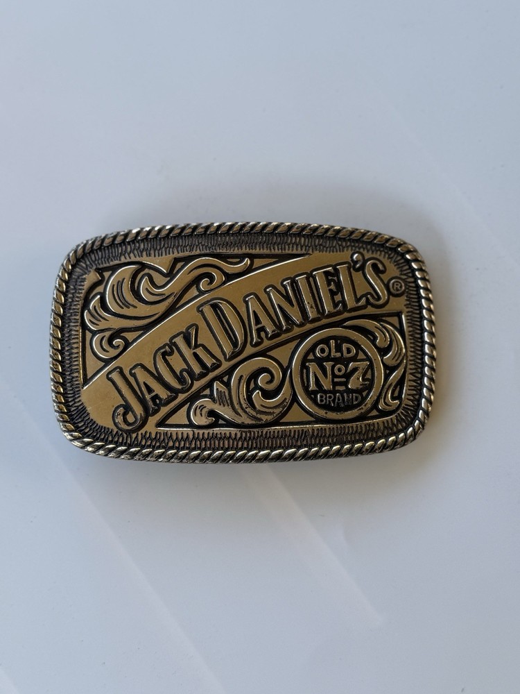 Vintage Collectible Jack Daniel&rsquo;s Old No. 7 Brand 2005 Belt Buckle