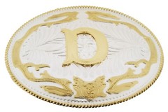 New Men Women Initial Letter D Belt Buckle Western Cowgirl Cowboy Rodeo Fashion