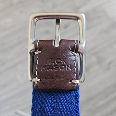 Jack Mason Old Miss Rebels Needlepoint Belt – Size 42×1.15&Prime;