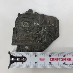 Vintage 1978 In Style Steam Locomotive Train Belt Buckle Brass Made in USA 1142