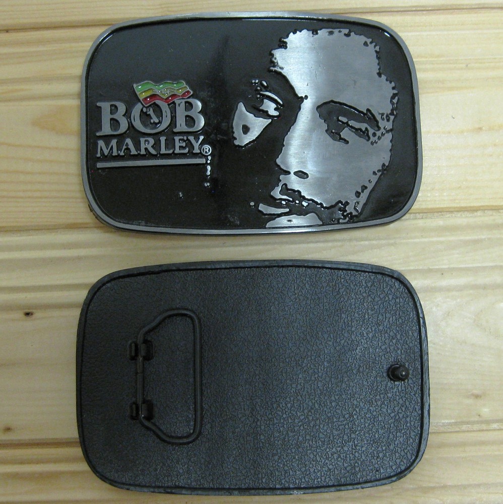 Bob Marley Jamaica music belt buckle