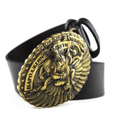 Belt buckle « Born to be free »; Biker buckle, Solid brass buckle