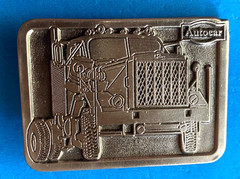 VINTAGE AUTOCAR TRUCK BELT BUCKLE