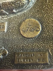 Bergamot Brass Works Vintage 1977 MOLSON Canadian Lager Beer Belt Buckle