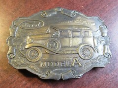 Vintage Ford Model A Reproduction Belt Buckle