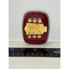 Vintage The Nashville Network Logo Country Music RJ Roberts Belt Buckle