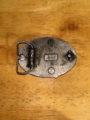 Pewter Belt Buckle: Bergamot Brass Works Presents « The Joy of Fishing »