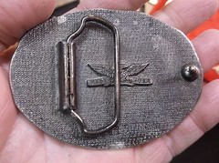 EXCELLENT MENS LIMITED EDITION #2413 BELT BUCKLE « OPERATION DESERT STORM » U.S.A.