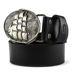 Frigate german silver buckle, barque, sailing vessel, sailship handmade buckle