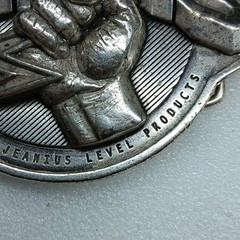Belt Buckle Electric Bolt And Fist Akademiks Jeanius Major Voltage