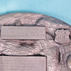 VTG 80s Halstead Kansas Old Settlers 101st 1988 Commemorative Belt Buckle