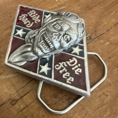 RIDE HARD DIE FREE Great American Products BELT BUCKLE. 3096