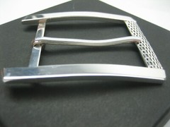 STERLING SILVER 925 BUCKLE WITH GENUINE LIZARD 1.5&Prime; BELT MADE IN U.S.A.