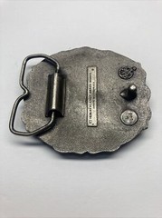 Vintage 1976 Bergamot Horse Belt Buckle. Horse Prancing .Stamped I-144