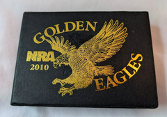 Limited Edition 2010 National Rifle Association (NRA) Golden Eagles Belt Buckle