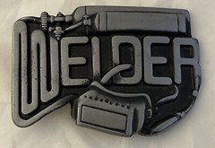 Welder Belt Buckle. Made In USA(3 1/4”-”2 1/4” )Fit for 1-1/2” Wider belt